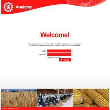 Site LG Academy E-learning