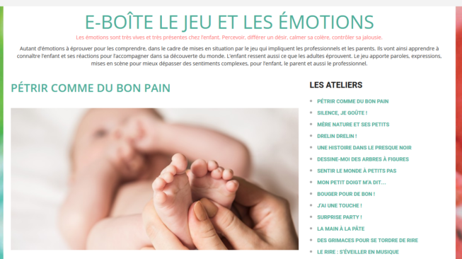 e-Boîtes familles jeu emotions